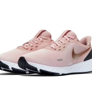 *NEW* Nike Women's Revolution 5 Running Shoes Barely Rose/Pink 7.5